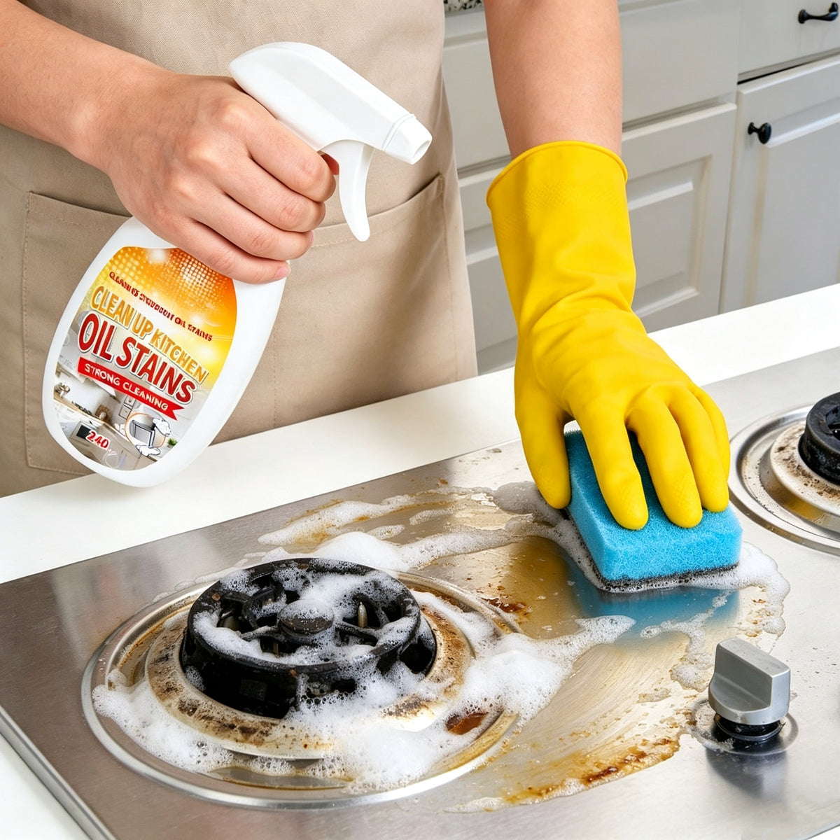 240ml Kitchen Degreaser Spray, Kitchen Oil Stains Spray