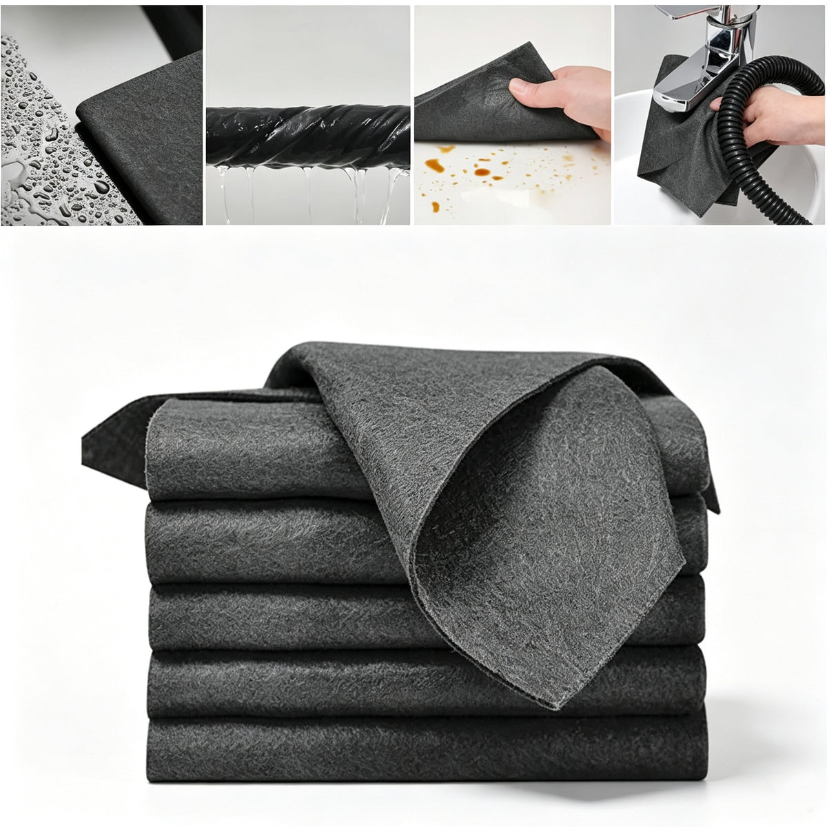 New Professional Magic Cleaning Cloth 5‑Pack