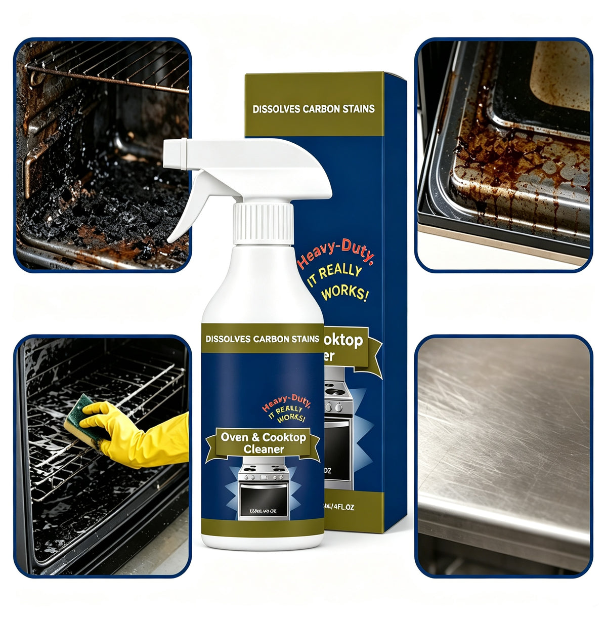 Heavy-Duty Oven & Cooktop Cleaner Spray
