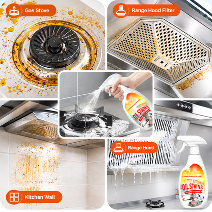 240ml Kitchen Degreaser Spray, Kitchen Oil Stains Spray